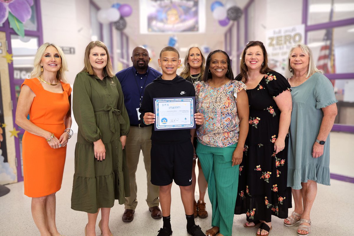 BaldwinSchools's tweet photo. SHINING STAR: Baldwin County Public Schools has over 4,700 middle school students. Rozhia Wilson (RJ), a Daphne Middle student, has been awarded the September 2026 Baldwin EMC Shining Star Award.
#baldwinproud https://t.co/VY1SMczgVi