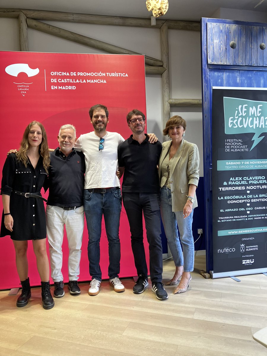 clmenmadrid's tweet photo. Presentación I Festival de Podcast Albacete ¿Se me escucha? 

Entradas a la venta en: @semeescuchafest https://t.co/WMjD2YejsQ