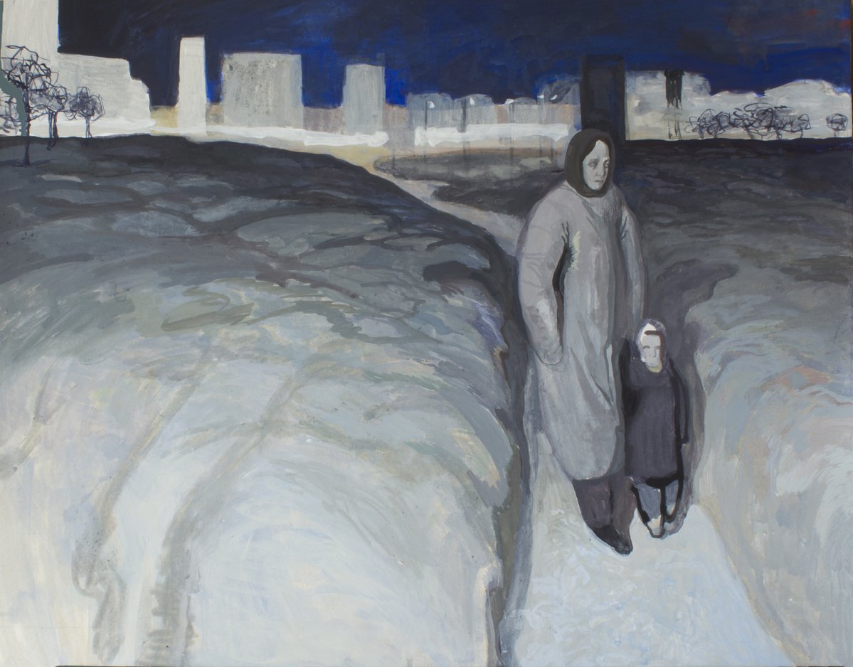 o_a_blkb's tweet photo. "To School", tempera on paper, 2024

It was my composition assignment during my second year at the Saint Petersburg Academy of Arts.
#art #tempera #traditionalart #painting https://t.co/SZj38DcvJm