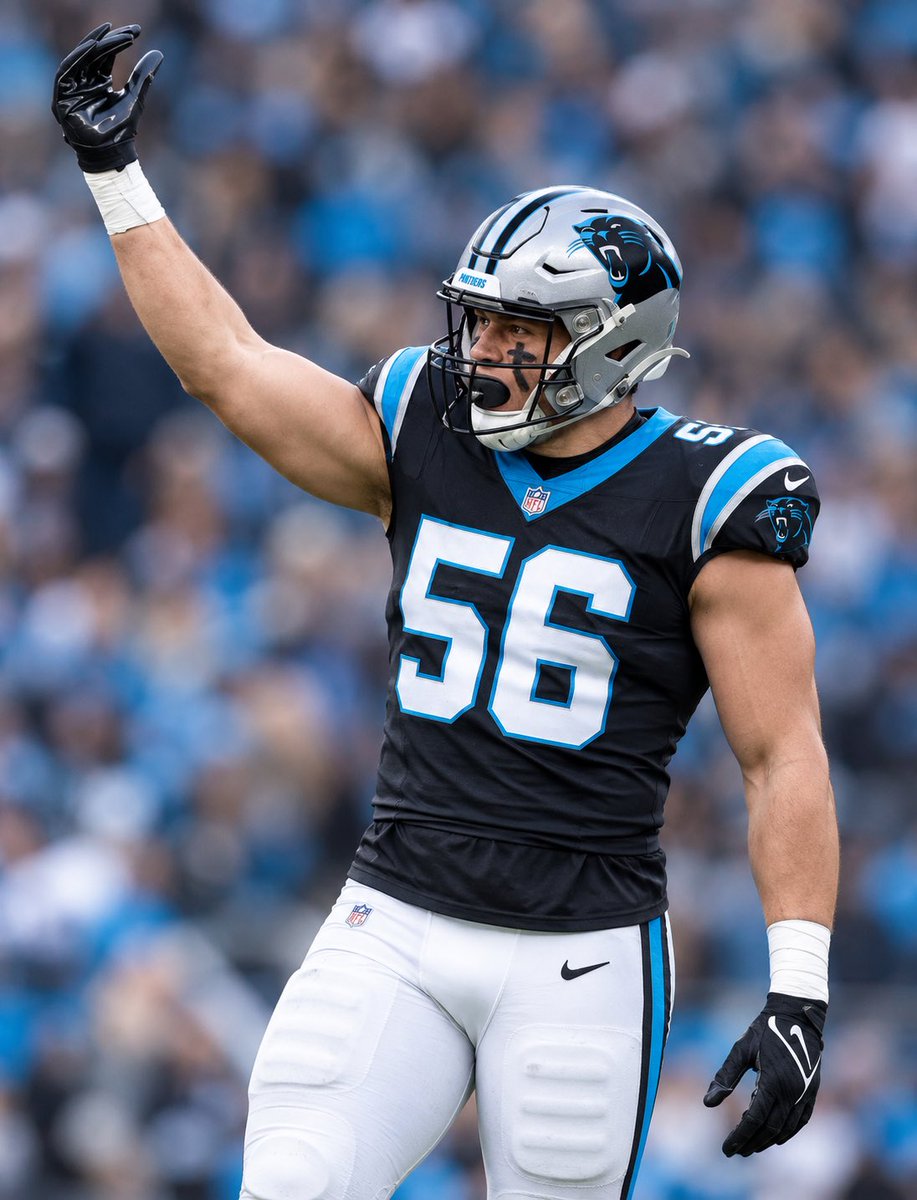 DraftwithJay's tweet photo. 4 trades I’d like to see, if the season’s trend continues the way it is:

Brian Thomas Jr -> Raiders
Alex Highsmith -> Panthers
Antoine Winfield Jr -> Bills
DeForest Buckner -> Bears https://t.co/ByisqpLNCR