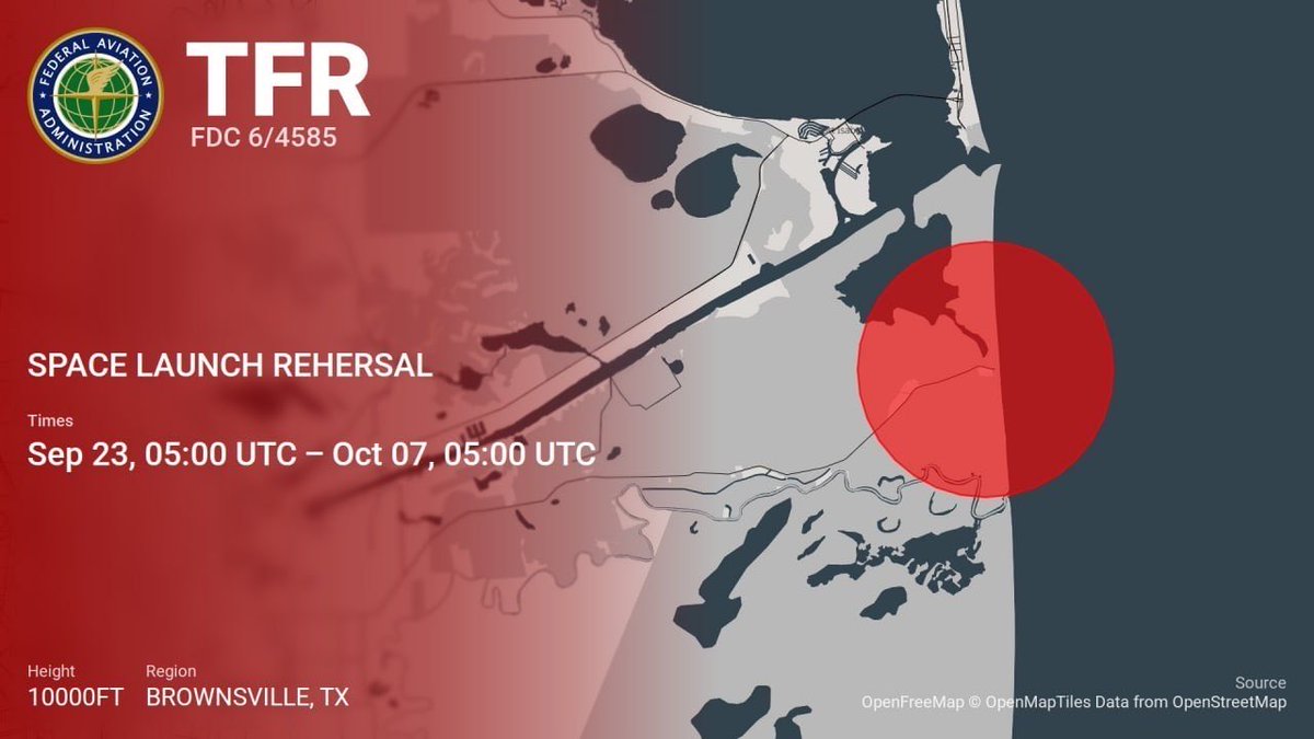 UranusX420's tweet photo. 📸My opinion: we will see the full stack V3 again in a couple of hours. Ship 41 will be moved to Pad 2 and installed on top of B21. Then, according to the TFR, a WDR test will be carried out. I don’t see the need to return them to the hangars, as they are fully ready for flight❗️ https://t.co/hT8ITQ7f1l