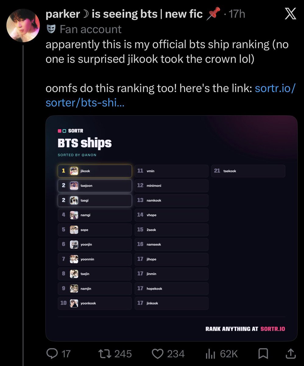 divinegria's tweet photo. Aw jokers made a “who has the most coworker dynamics” chart, this fits perfectly 🥰 https://t.co/KTyIwwxDgG