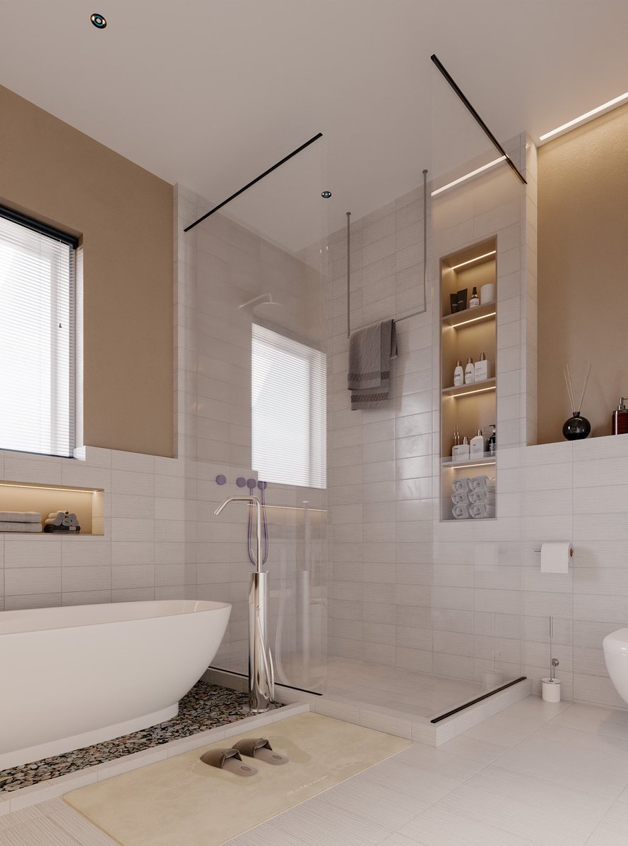 _Bolarin23's tweet photo. 01 || BATHROOM

A thoughtfully designed bathroom where every detail creates a calm, timeless and sophisticated experience. 🛁🤍

#InteriorDesign #BathroomDesign #LuxuryInteriors #ModernBathroom #InteriorArchitecture #ArchitecturalVisualization https://t.co/QpMzvkwClR
