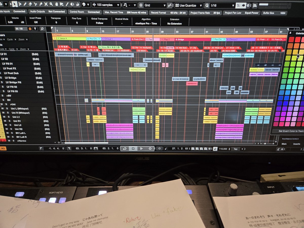 HappyMixStudio's tweet photo. 設計歌曲和錄得時候都有個遠大的夢想
然後到修的時候就開始難受軌數好多😂

只能耐心的慢慢整理了🐌
混音和成品出來的時候都不會後悔 嘿嘿

#錄音 #混音 https://t.co/pMkOmJA6M3