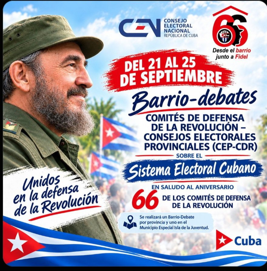 AlinaCENCuba's tweet photo. Vivan los Comités de Defensa de la Revolución #JuntosPorLaDemocracia #Cuba https://t.co/iv4NRYn6vN