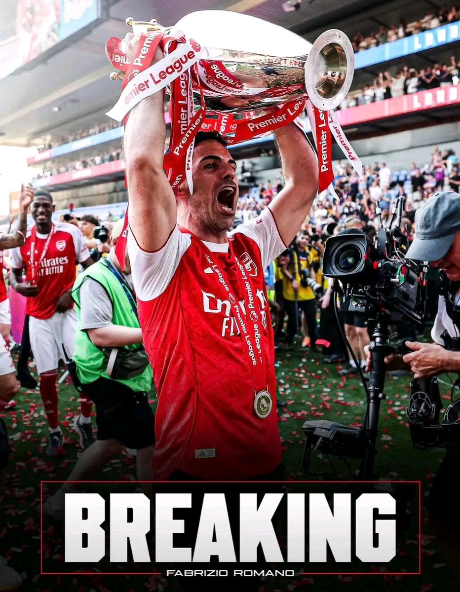 lukmankadia's tweet photo. Arteta and Arsenal together, My Spanish Tatician 🪄  Gaffer put pen🖊️  to paper... COYGS. https://t.co/gjcDlSOGXI