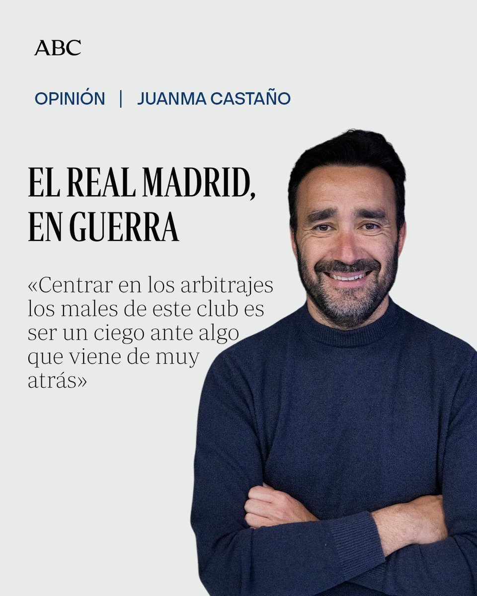 RMCFarab's tweet photo. 🚨 بيان رسمي من النادي 🚨

يعتبر نادي ريال مدريد أن المقارنة التي أجراها الصحفي خوانما كاستانيو من إذاعة «كوبي» بين قناة «RMTV» وصحيفة «غارا»، في مقال نُشر اليوم بصحيفة «ABC»، أمرٌ مستنكر وغير مقبول على الإطلاق.

ويؤكد النادي أن مقارنة وسيلة الإعلام الرسمية لريال مدريد بصحيفة ارتبط تاريخها بعالم منظمة «إيتا» الإرهابية، تمثل تجاوزاً خطيراً للغاية لكل الحدود.

وتؤكد «RMTV» أنها تمارس بشكل مشروع حقها في نقل الأخبار والدفاع عن مصالح النادي وأعضائه وجماهيره، باعتبارها الوسيلة الإعلامية الرسمية لنادٍ يمتد تاريخه إلى 124 عاماً، ويمثل مشاعر وقيم ملايين المشجعين حول العالم.

ويحتفظ ريال مدريد بحقه في اتخاذ الإجراءات التي يراها مناسبة تجاه هذا الهجوم، الذي يعتبره غير مقبول تماماً.
