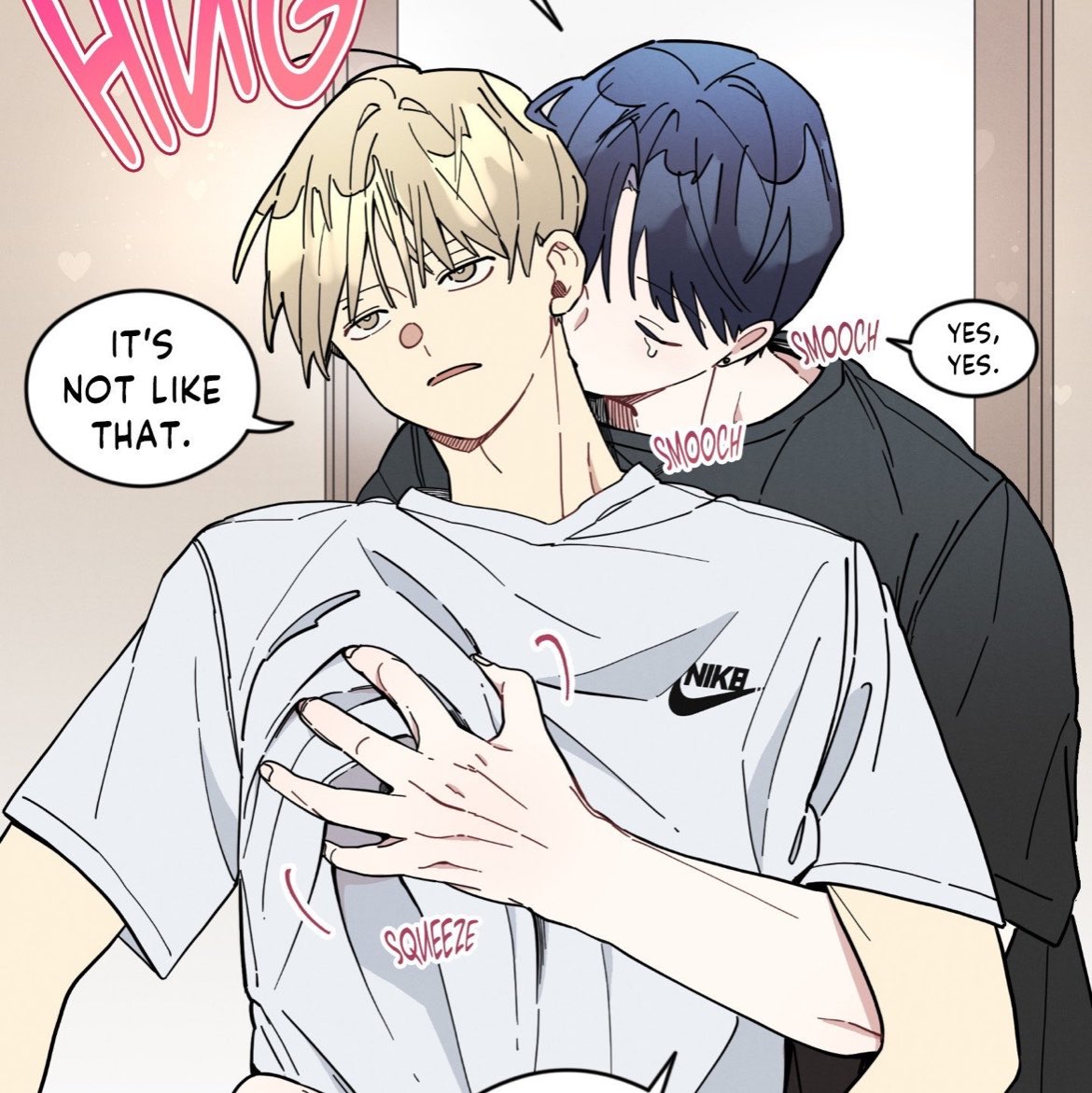 Tia___56_'s tweet photo. Uyun’s hugs are so funny he loves that chest https://t.co/jBdLuFbK3A
