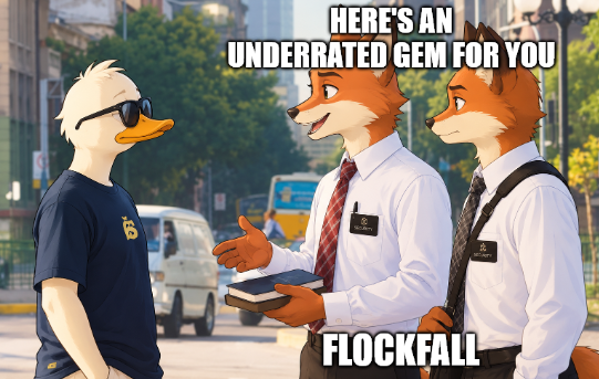 FlockFall tweet picture