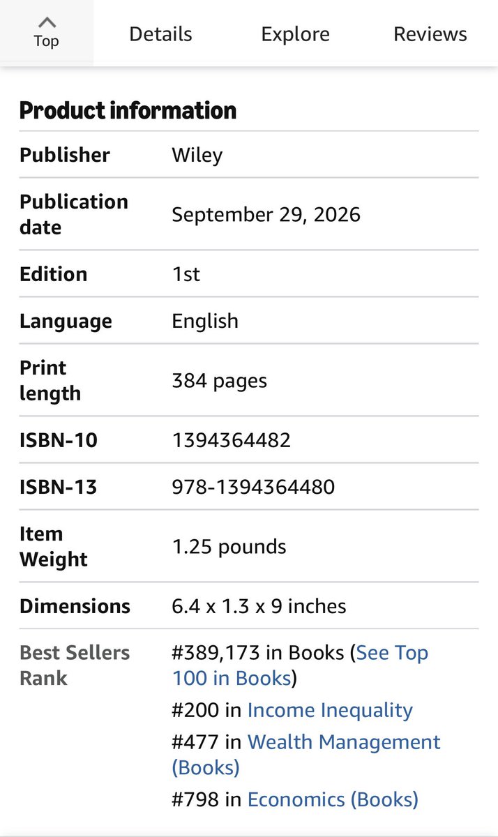 MoneyTalkWithT's tweet photo. Logged into Amazon and saw we jumped over 1,081,000 spots in 24 hours.

7 days out from launch and the momentum is kicking in. Back in the top 200 for Income Inequality.

Appreciate everyone grabbing their copy early: https://t.co/LY0uSeQMls https://t.co/4kVGLprUOD