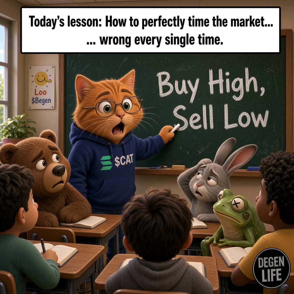 CatSol2026's tweet photo. They asked for a trading course.

I taught them $CAT.

Class dismissed. 

Wallet dismissed too. https://t.co/HxgMR0ToCb
