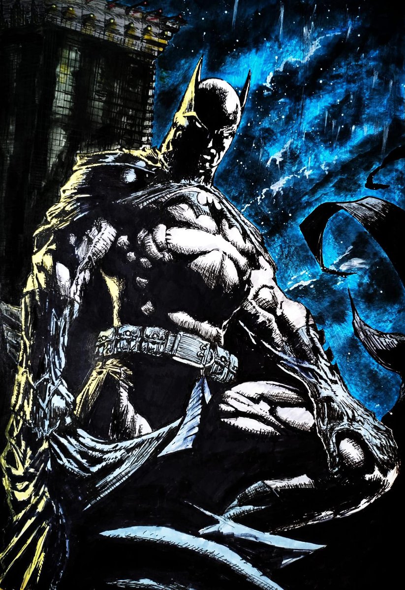 Michael_Wicket's tweet photo. Batman — traditional drawing.

Ink, graphite and mixed media.

#Batman #DC https://t.co/oITZRBQI2y
