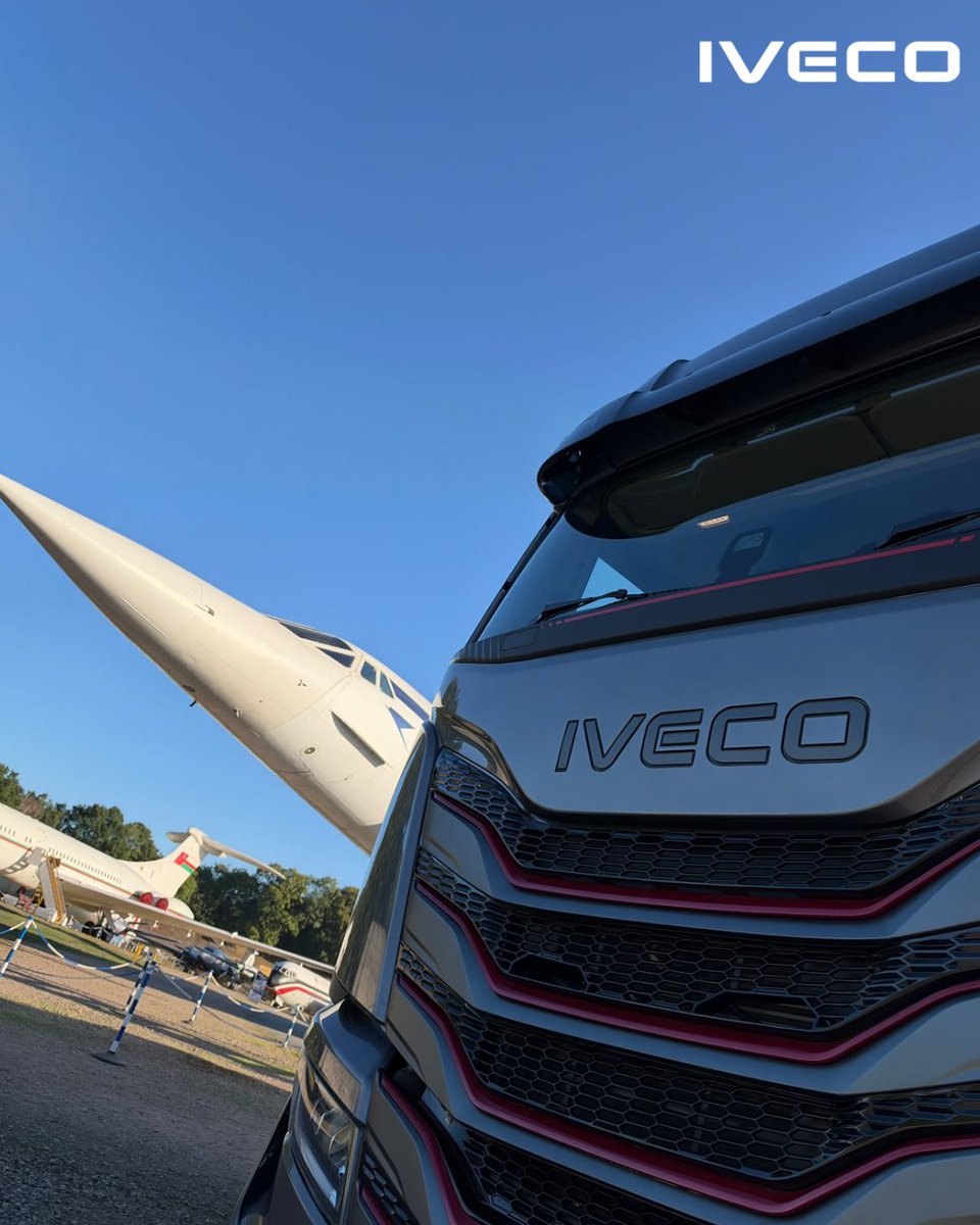 IVECOUK's tweet photo. The IVECO UK Roadshow heads to the historic site of Brooklands.

Motorsport and Aviation legends have been made here, and now the latest IVECO range visits this hallowed ground with @IvecoRetail.  

#IVECO #SpiritoInMovimento #IVECORoadshow https://t.co/OAFQwVA8Of