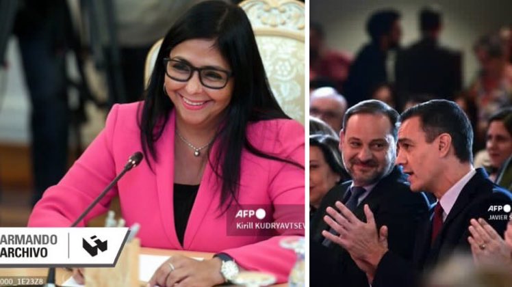 ArmandoInfo's tweet photo. Una grieta en un escándalo de corrupción en España reveló la venta de 104 lingotes de oro, gestionada por Delcy Rodríguez y el empresario español Víctor de Aldama. Una empresa en Venezuela fue el vehículo para esta operación #ArmandoHistorias2024 
📍https://t.co/dmhvijmZEb https://t.co/HFNlq5VrqO