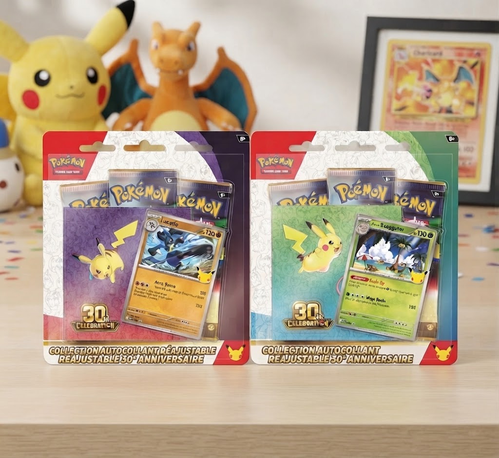 Deals_Store_Fr's tweet photo. 🌟 Pokémon Collection Autocollant Réajustable 30ᵉ Anniversaire — Lucario / Noadkoko d'Alola

✅ Disponible sur Deals Store Fr : https://t.co/bJ2aJ7YKkK

#Pokemon30Ans #JCCPokemon #ETB #Pokemon #CartesPokemon #publicité https://t.co/1Q0g6v7xSw