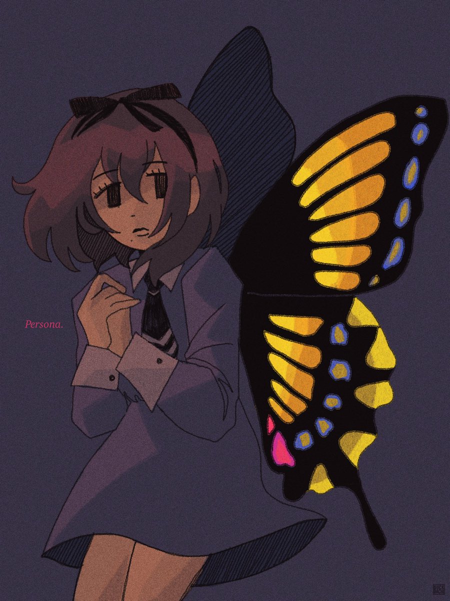 duckdachi's tweet photo. I dreamt i was a butterfly.

#p30th https://t.co/g0PJNzCjq8
