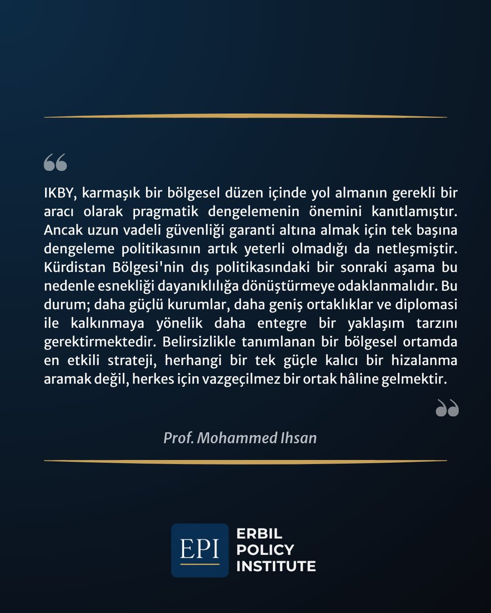 erbilpolicyinst's tweet photo. #YENİ

Prof. Mohammed Ihsan, ABD/İsrail-İran savaşının ardından Irak Kürtlerinin dış politikada öncelikleri, eksiklikleri ve fırsatlarını @erbilpolicyinst için yazdı.

https://t.co/zcvX0Y2dST https://t.co/kUvTpdCKGg