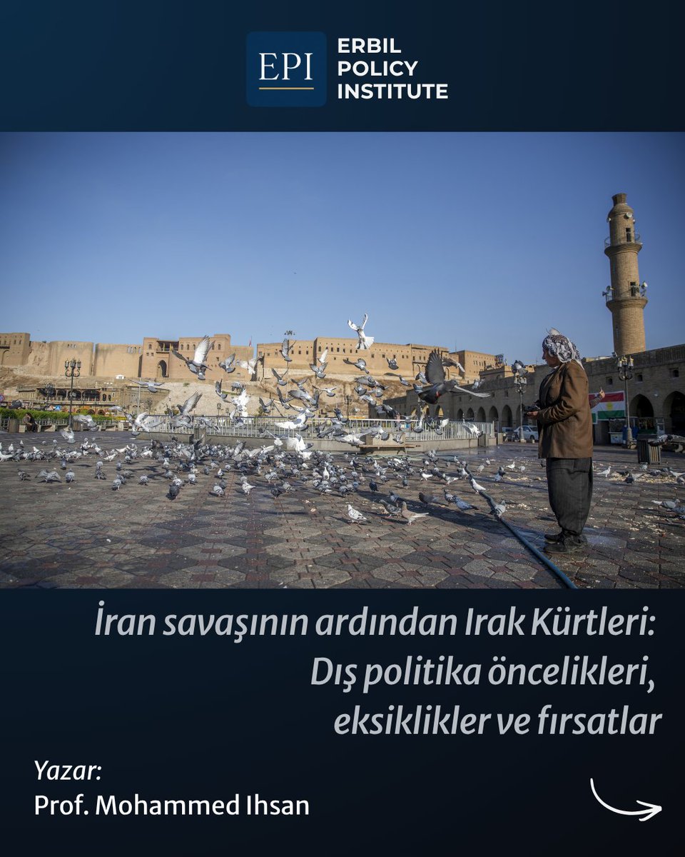 erbilpolicyinst's tweet photo. #YENİ

Prof. Mohammed Ihsan, ABD/İsrail-İran savaşının ardından Irak Kürtlerinin dış politikada öncelikleri, eksiklikleri ve fırsatlarını @erbilpolicyinst için yazdı.

https://t.co/zcvX0Y2dST https://t.co/kUvTpdCKGg
