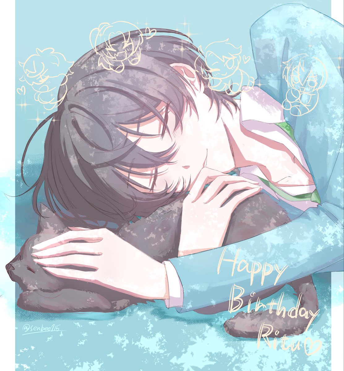 senbee715's tweet photo. #朔間凛月生誕祭2026
遅れてごめんね😭おめでとりっちゅ❣️ https://t.co/kccZaFnwxS