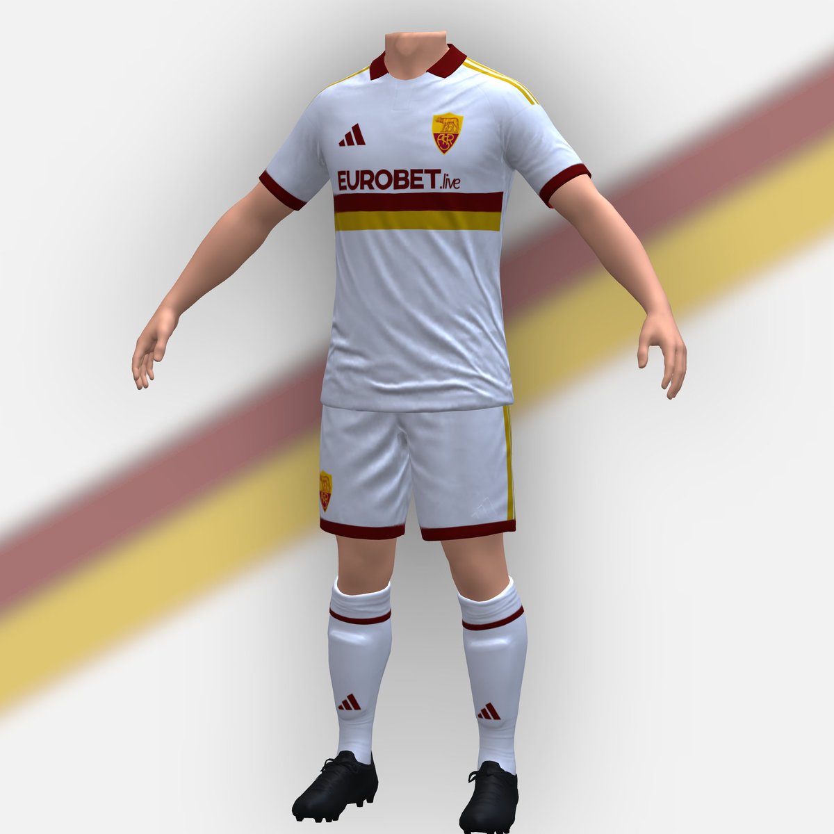 ForcesMario's tweet photo. Thrid: Same design as the 2026-27 away shirt, but different.
(White, Red Wine and Gold) https://t.co/ucdwsTGwkp