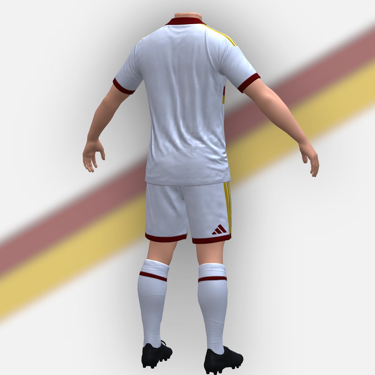 ForcesMario's tweet photo. Thrid: Same design as the 2026-27 away shirt, but different.
(White, Red Wine and Gold) https://t.co/ucdwsTGwkp