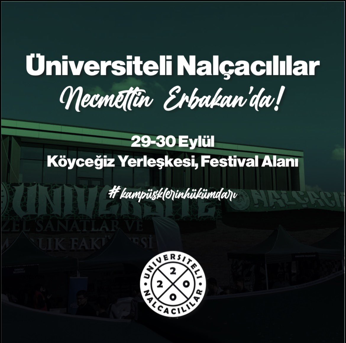 uninalcacililar's tweet photo. Üniversiteli Nalçacılılar Necmettin Erbakan Üniversitesi Stand Tarihleri !

🗓️ 29-30 Eylül 2026 
📍 Necmettin Erbakan Üniversitesi  Köyceğiz Yerleşkesi, Festival Alanı

#ÜniCephe https://t.co/9FoyouMDPE