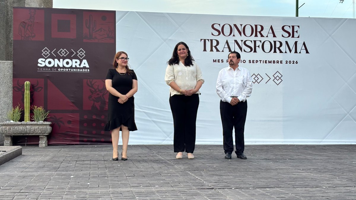 IssstesonGob's tweet photo. ℹ️ Cumpliendo con un deber cívico, interponiendo alma y corazón, en #ISSSTESON ✅ encabezamos la ceremonia de arrio de nuestro lábaro patrio 🇲🇽 en el marco del 216 aniversario de la Independencia de México. https://t.co/u5ghnFX3jc