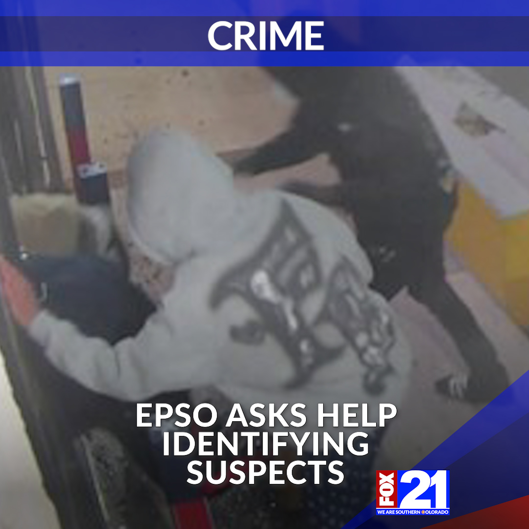 FOX21News's tweet photo. The El Paso County Sheriff’s Office is requesting the community’s help to identify four suspects depicted in surveillance footage connected with the burglary of a business near Constitution Avenue and North Powers Boulevard on Wednesday, Sept. 16. https://t.co/0yZKbe0zTA