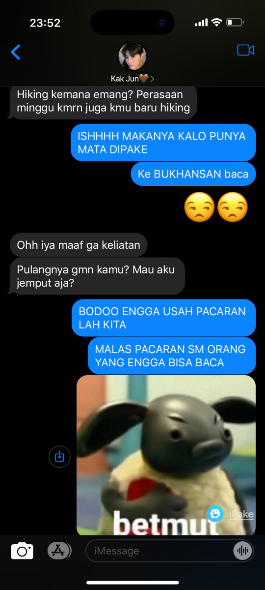 bbangchhu's tweet photo. #JUNBBANG #junjoo join the trend
POV : Punya pacar ga pernah baca chat dengan benar https://t.co/VXKv92EDoV
