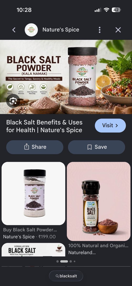 LordJesusknocks's tweet photo. @picodangerouser @ChibiReviews Uhh… I guess it’s mainly used in South Asia; didn’t know it isn’t used anywhere else but I should have known that already. Just use normal salt if you can’t get it, it’s fine. 
It’s this by the way👇🏻 https://t.co/5Xkt7eNQHV