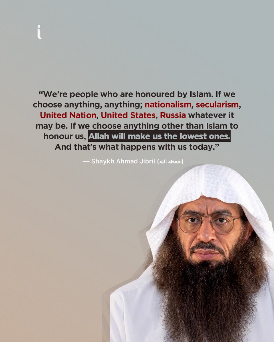 InviteToIslam's tweet photo. And we see the humiliation today as we look to other than Islam for honour.. https://t.co/crZghLow0D