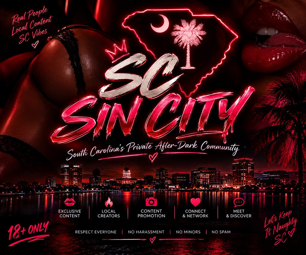 SinfullyHerx's tweet photo. 🔥 WELCOME TO SC SIN CITY 🔥

South Carolina’s private after-dark community 😈💋

Click the link to join 😛 https://t.co/3Y0K88U5Rf https://t.co/OUPenbrQ0H