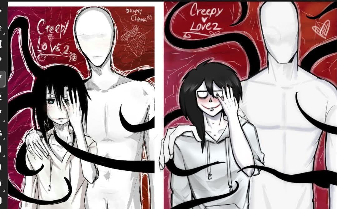 hahadit_'s tweet photo. solo los verdaderos creepypasteros entenderán esta referencia ❤️‍🩹 BUE https://t.co/fOZU2ab25U