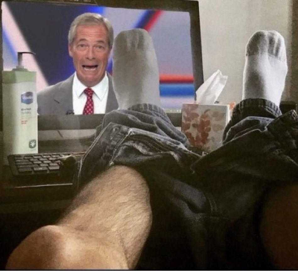 SirRupertRibble's tweet photo. @AFCBOldgit @reformparty_uk Keep tugging... https://t.co/HQDipVGQkS