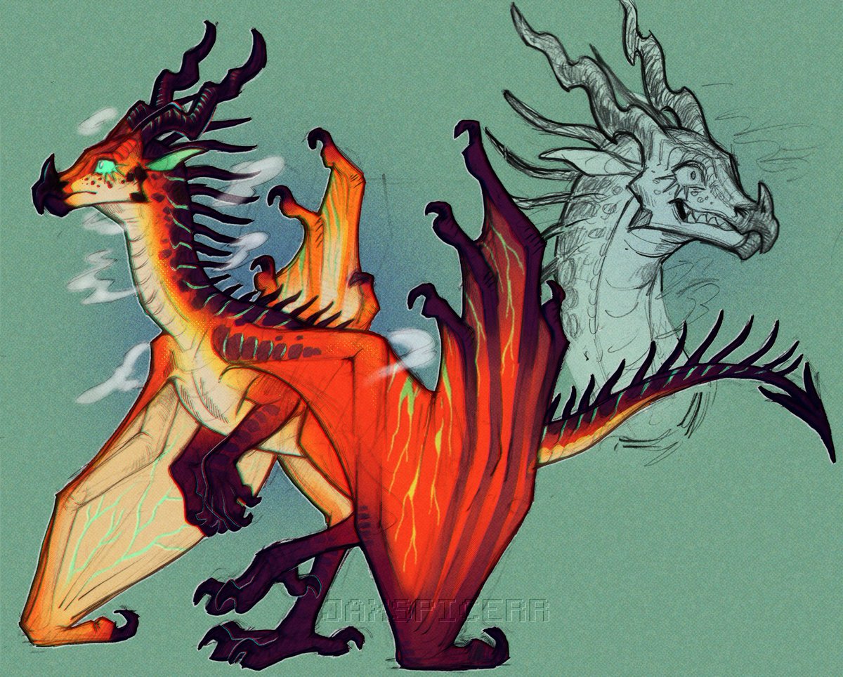 jaxspicerr's tweet photo. forgot to post this peril #wingsoffire https://t.co/s4mY8PMmBC