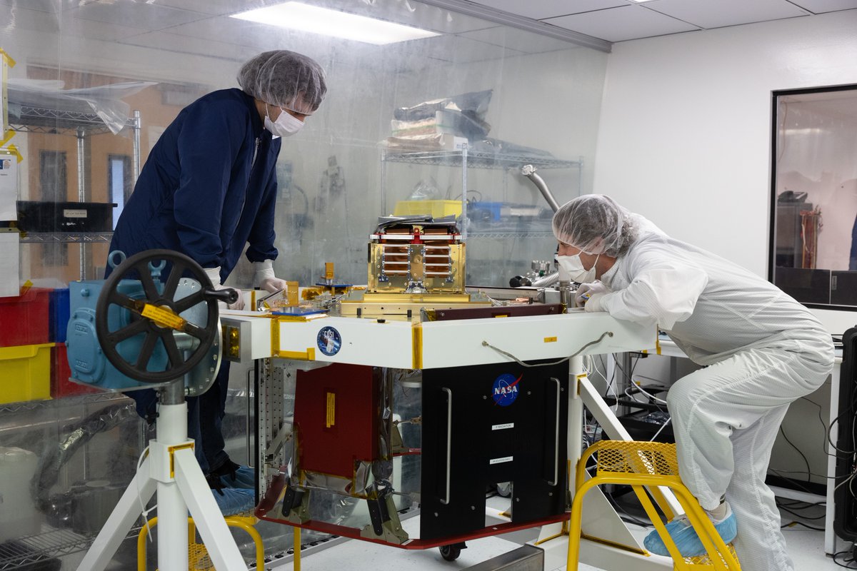 COSITelescope's tweet photo. Check out these photos of @ucbssl engineers assembling COSI flight instrumentation in July 2026. https://t.co/kCmCIf87bc