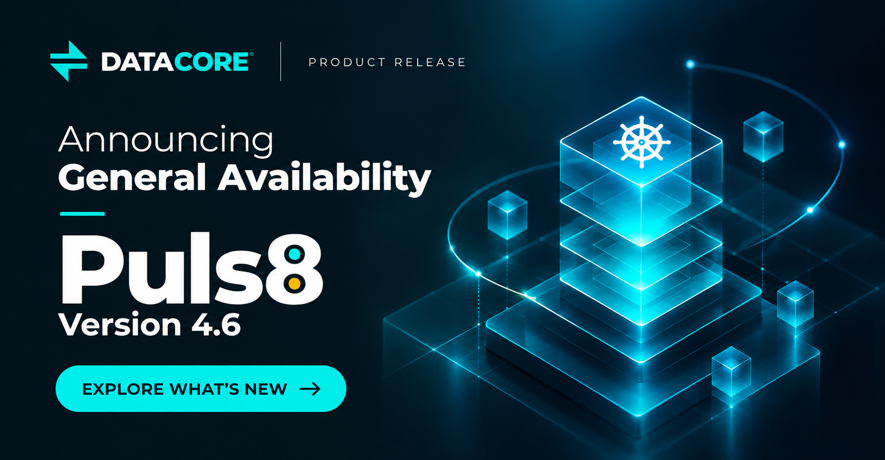 DataCore's tweet photo. 🚀 DataCore Puls8 v4.6 is now generally available!

The latest release brings new capabilities across resilience, operations, performance, and observability for mission-critical Kubernetes workloads.

Read the release notes: https://t.co/Rtls3TuRWG

#DataCore #Puls8 #Kubernetes https://t.co/tjZzU7NauE