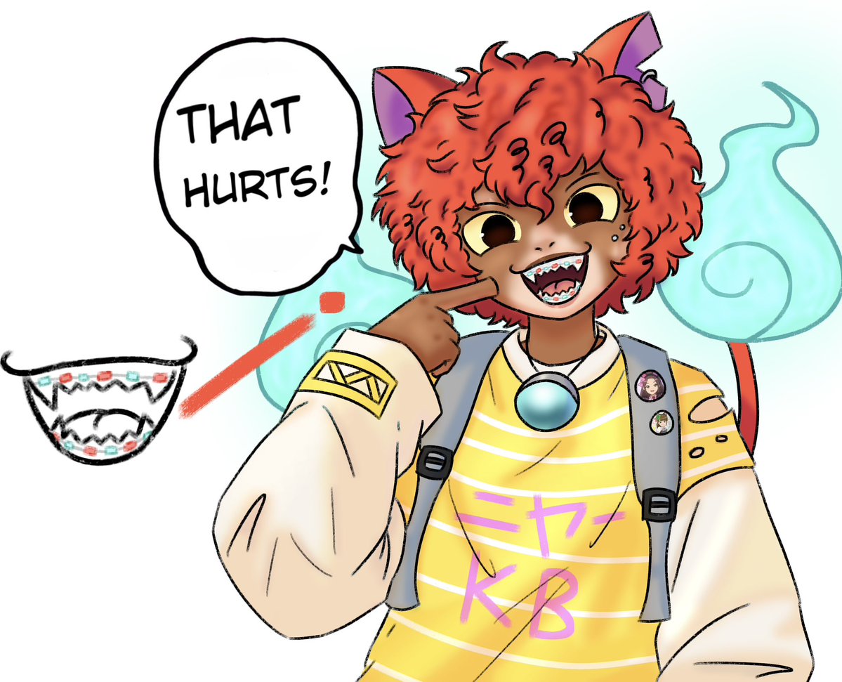 realrorib2x's tweet photo. He’s such a dork bro Jibanyan angers me https://t.co/WfHxFjhzII