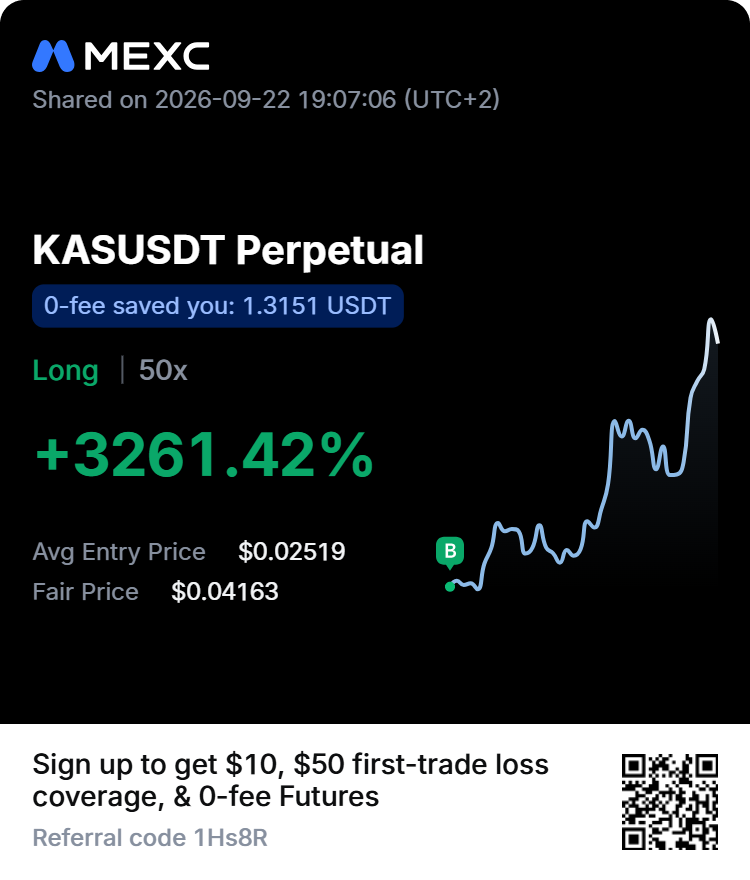 CoinRanx's tweet photo. I have the best entry on kaspa:native.   Beat that! #CryptoTrader https://t.co/bkHD0EGXe4