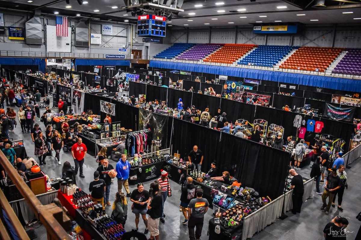 GoNetspeed's tweet photo. GoNetspeed recently sponsored the 2nd annual Maine Paranormal and Horror Convention held at the Augusta Civic Center in Augusta, Maine featuring plenty of vendors, a haunted car show and haunted house! Thanks to all who stopped by our booth! https://t.co/rbJxbQ3Stf