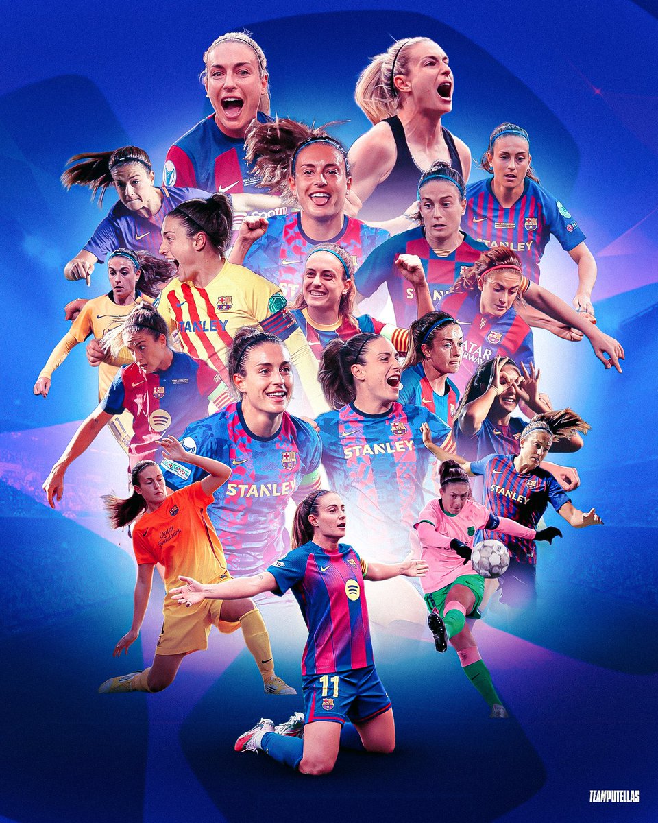 TeamPutellas's tweet photo. For the first time in 14 years, the Champions League begins without Alexia Putellas. ❤️‍🩹

14 years in the competition. An unforgettable legacy.

90 appearances.
⚽️ 32 goals
🅰️ 23 assists
🏆 4× UWCL winner
⭐️ 2× Player of the Season
🥇 1× Top Scorer — 11 goals
🎯 3 goals in UWCL finals
👑 Barcelona’s all-time UWCL top scorer & appearance leader

14 years. 90 games. 32 goals. 4 titles. One unforgettable legacy.