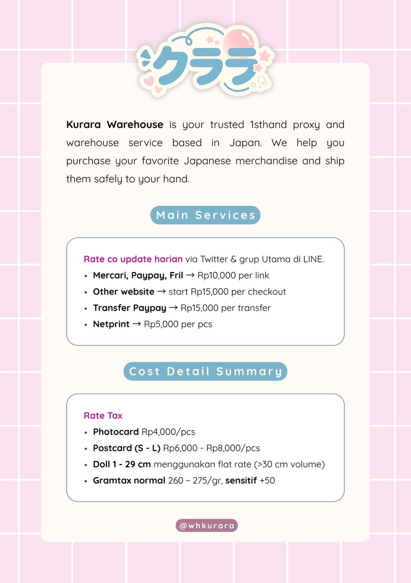whkurara's tweet photo. ㅤ
ㅤEvery  wishlist  is  a  beautiful  story   waiting  to
ㅤbe  completed.  ℒet  Kurara  Wareh͟o͟use  safely
ㅤcarry  your  treasures ﹏𓊝 ⊹ ࣪ ˖ !  🍀🐳
ㅤ
ㅤㅤㅤㅤㅤ #kuraranews ㅤ⊹ㅤ #kurarahauls
ㅤ https://t.co/yDHhRg7eEQ