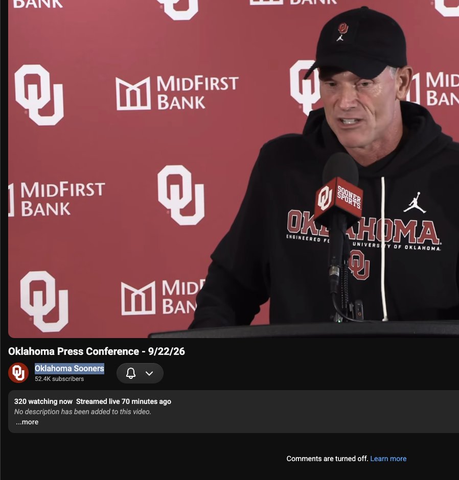 MichaelWBratton's tweet photo. Week 3 press conference comments turned off

Always a tough look 

#ItJustMeansMore https://t.co/Z0YJfX8RXe