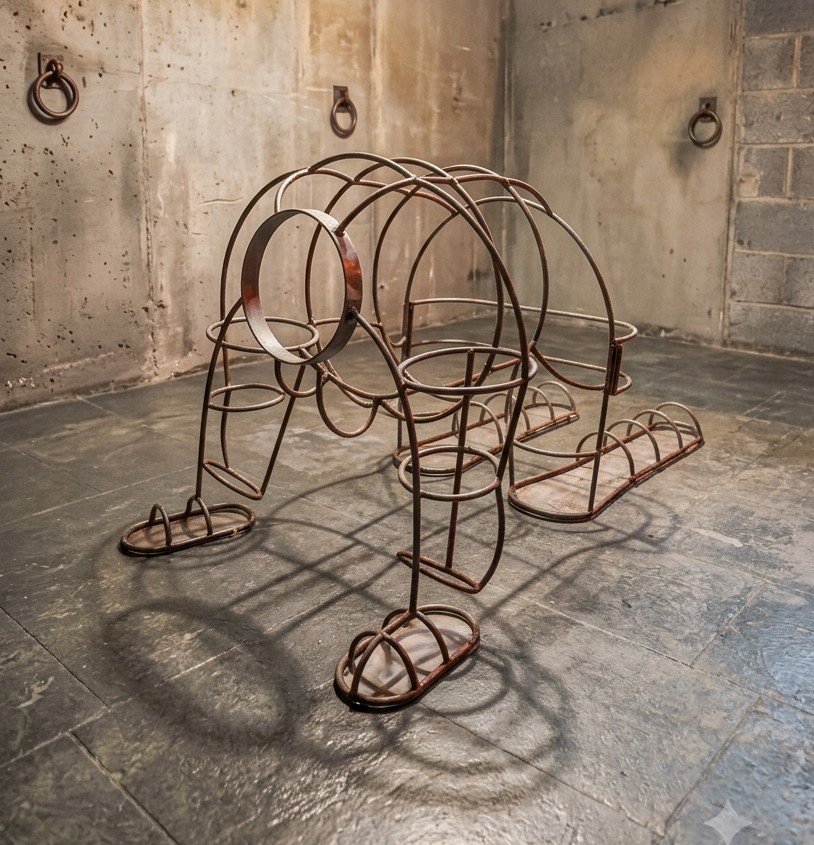 Captivebdsm's tweet photo. FOR SALE 
Unique custom doggy body cage https://t.co/H9LlT7x5BK