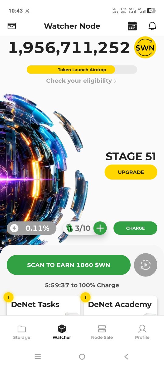 Kalimuddinfaiz's tweet photo. Take control of your data with DeNet 🔐

You can also activate a Watcher Node on your phone and earn rewards for helping secure the network.

👉 Join with my link and receive a welcome bonus: https://t.co/VlBSI1rKZR
Referral code: 0xc7d6dfc65175e9568ed93e5d25c0a0bec6fbed36 https://t.co/1sriidbcMd
