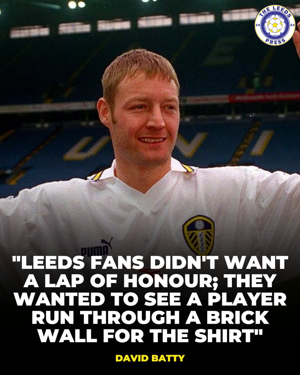 TheLeedsPress's tweet photo. What it means to play for Leeds United 🧱 https://t.co/fUFLJ6TRvd