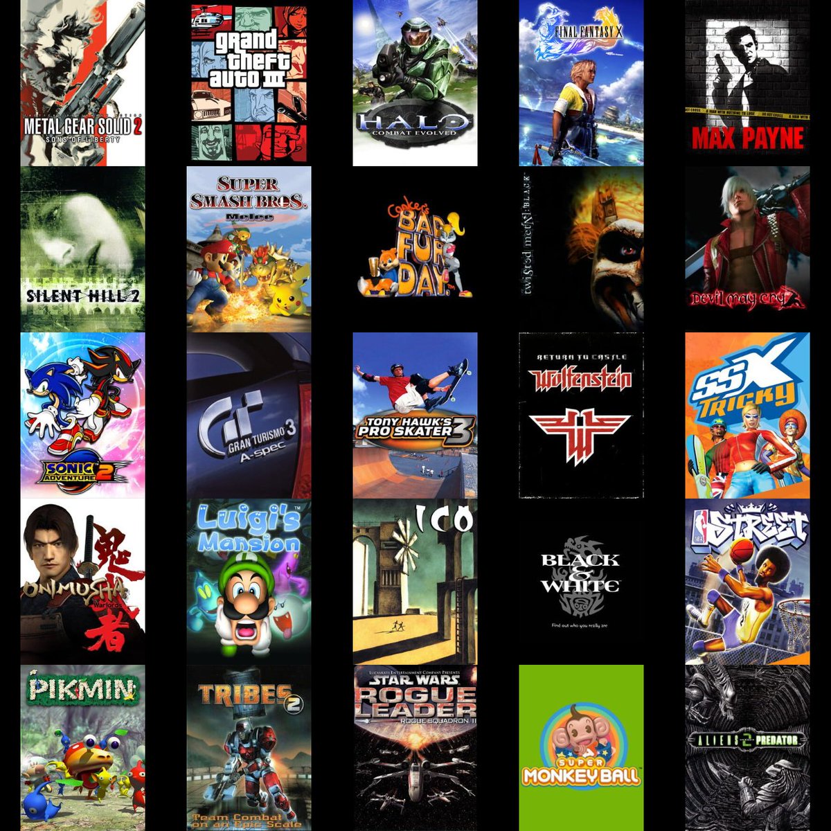 QuetzalPhoenix's tweet photo. If you ever wonder why Millenials are so weird about video games and movies, this whole lineup was just 2001 and there were even MORE good games and movies these aren't even all the good ones https://t.co/vKoHx2dlfk