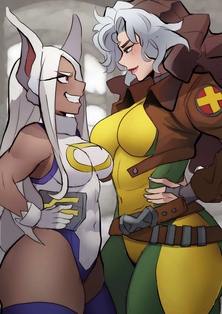 foonie_xd's tweet photo. Mirko vs Rogue https://t.co/Csysk10NIV