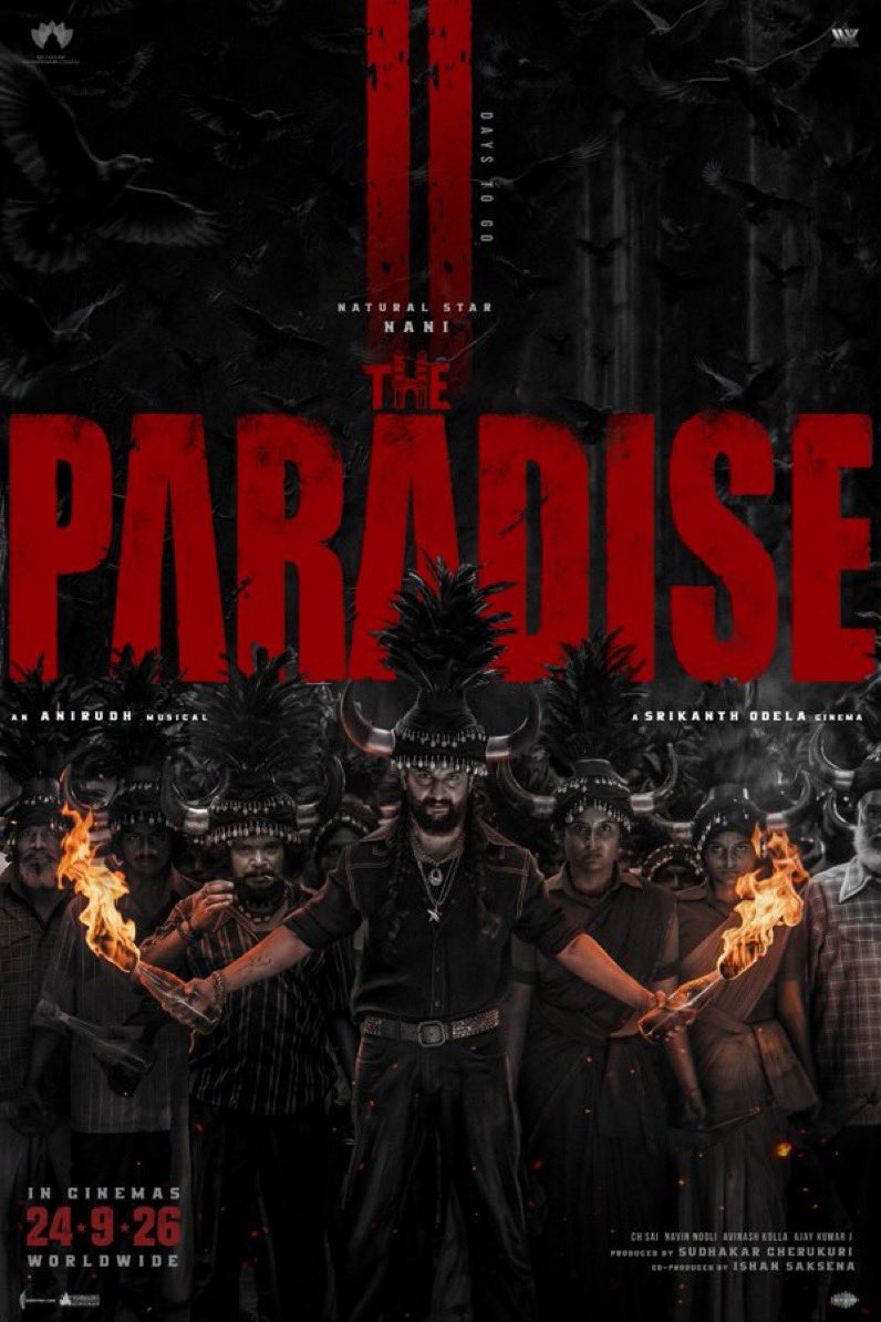 UnanimousCut's tweet photo. ₹32.5 CR advance bookings gross 😱🔥

Idhi eto pothundi .. Paradise is on another level! 🫡💥

Day 1 ₹100 CR possible aa? 👀

#Nani #TheParadise https://t.co/pfvB8G6p0f