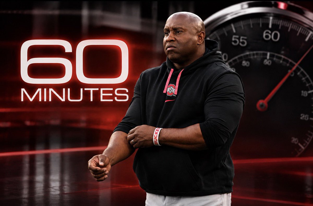 teepeefive's tweet photo. tonight we sit down with carlos locklyn, the running backs coach at ohio state university. — or so they thought. 

when carlos was hired in april of 2024, he was expected to recruit and develop at an elite level. fast forward to september of 2026, the best player he has in the rb room is a 7th year transfer. what went wrong? is he actually a running backs coach? the truth will soon be revealed. 

join @cseem20 and I tonight, on 60 minutes.